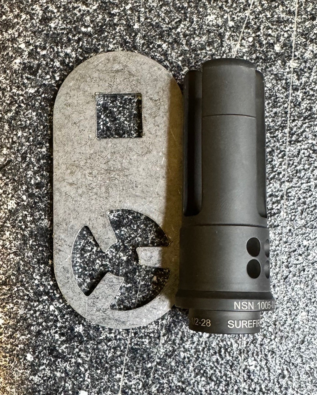 Brand New Surfire Warcomp SOCOM 1/2-28 With Wrench