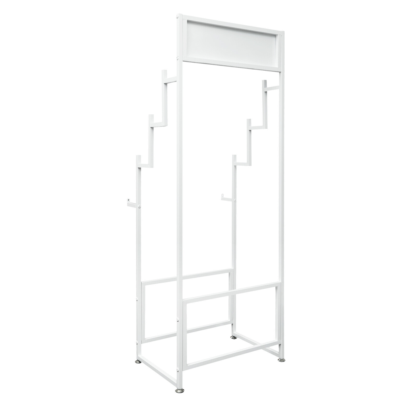 Floor Standing Carpet Display Stand Commercial Organizer Holder f/Displaying Mat