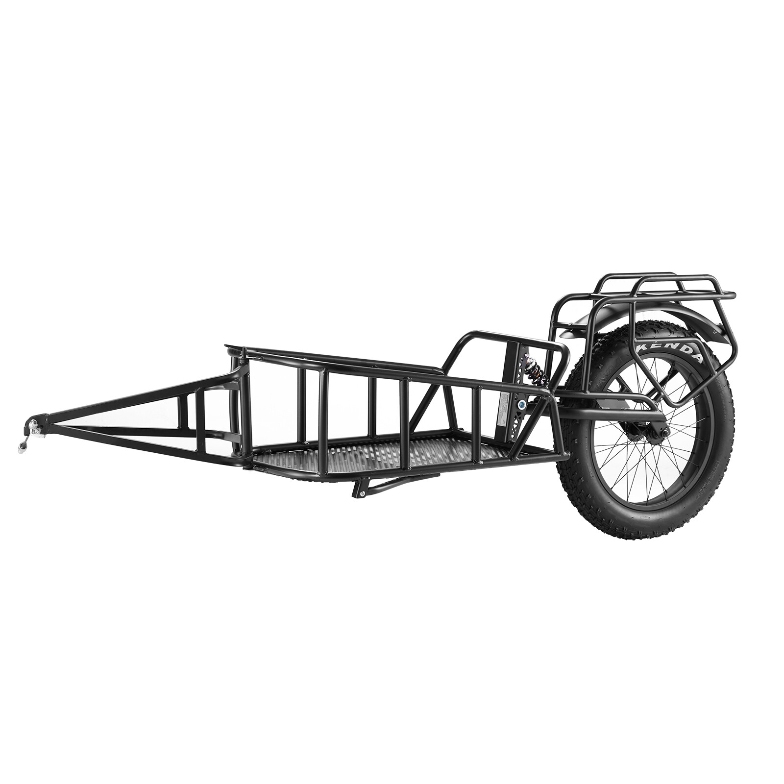 VEVOR Bike Cargo Trailer Bicycle Carrier Storage Cart 70 lbs Load Carbon Steel