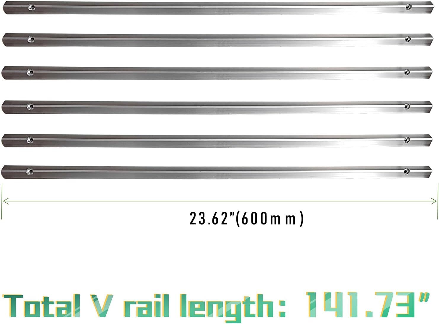 Portable Chainsaw Edging Sawmill G555B - 24" V-Rail Tool for 16-36" Chainsaw