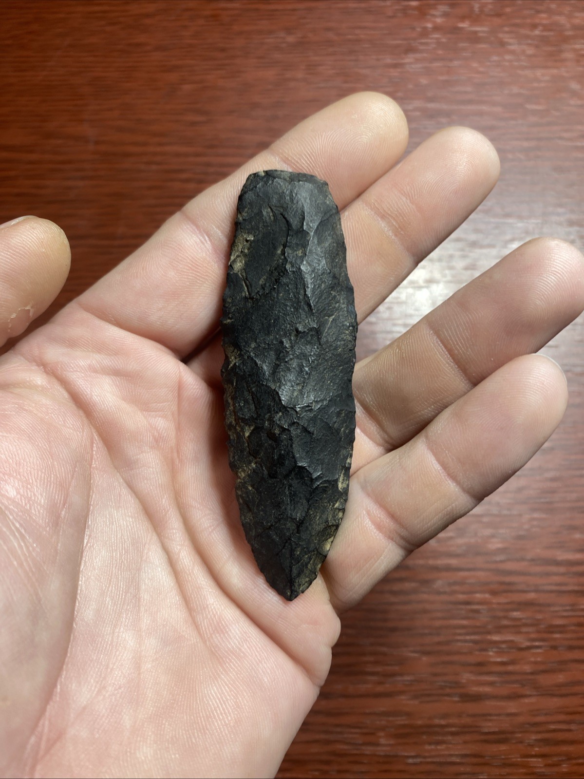 MLC s8263 3 1/4” Paleo Lanceolate Arrowhead Ohio Stone Artifact