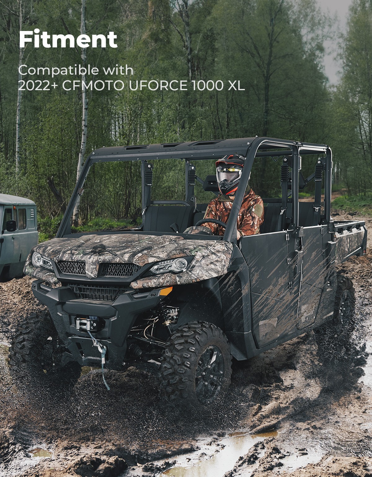 Aluminum Half Door 4Seat For CFMOTO Uforce 1000 XL 2022-2024 #5SYV-807500-6000