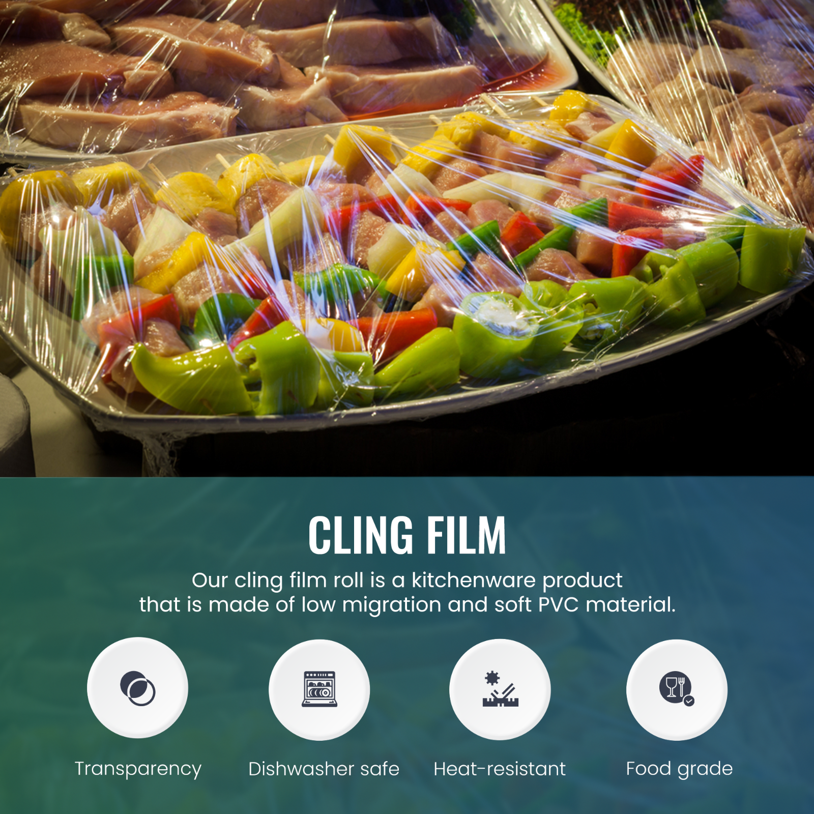 Wrapmaster 1000, 3000, 4500 Cling Film Refill For Multipurpose Wrap (Packs of 3)