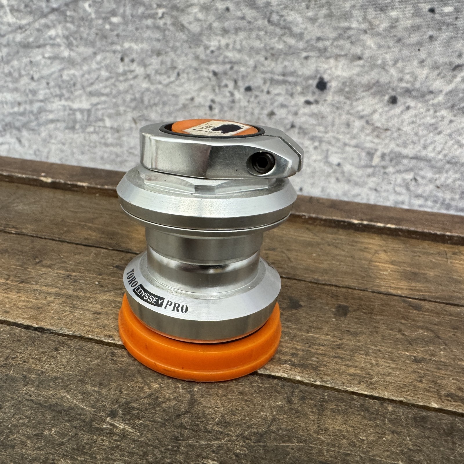 Odyssey Toro Pro 1 1/8 Threaded Headset 34mm 90s MTB Silver NOS Needle Bearings