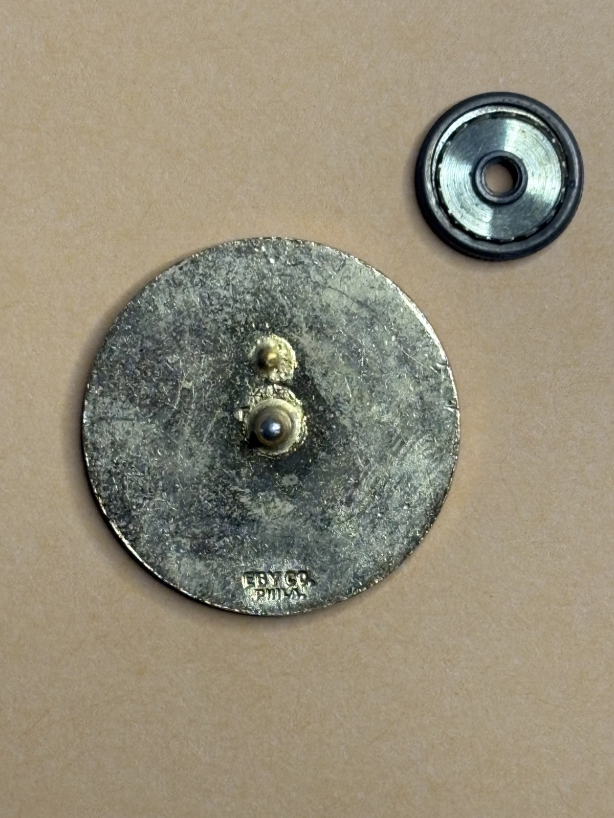 RARE PA NG 28th Div Aviation DUI Crest Pin 103rd Observ. Squadron