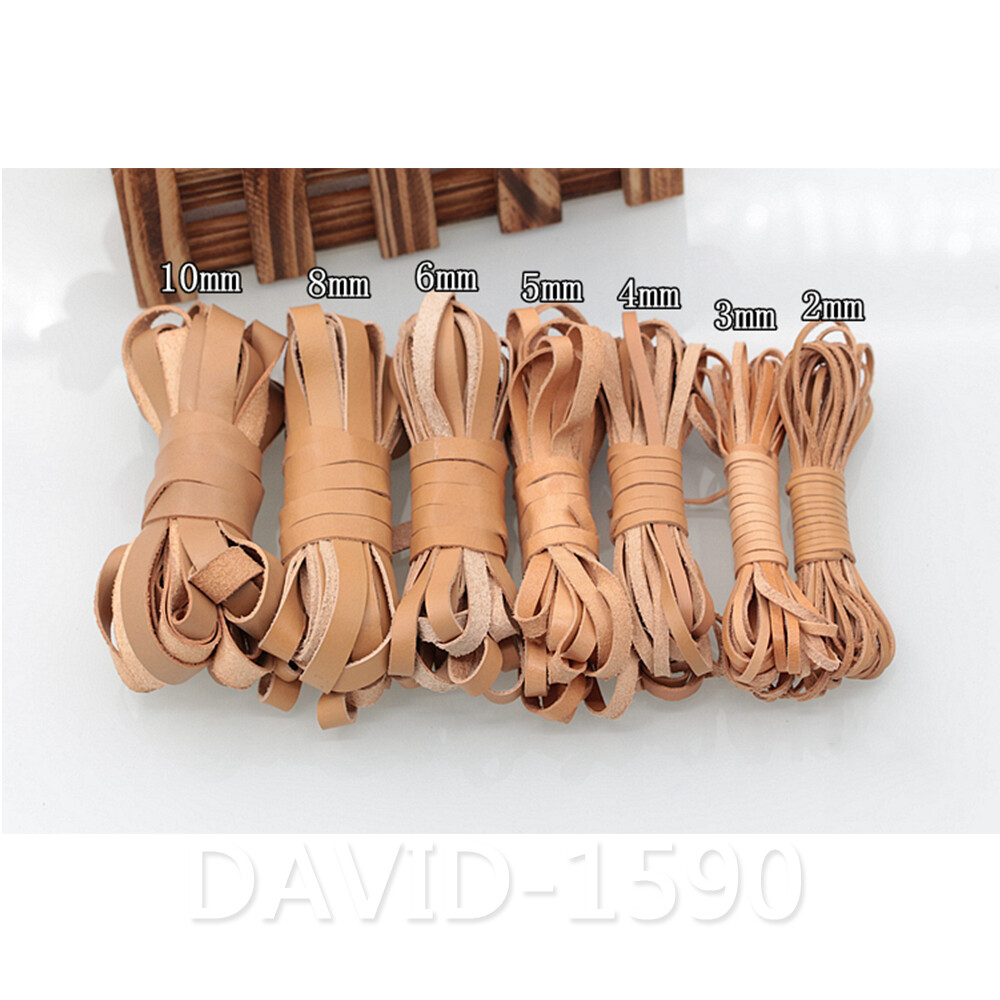 2mm-10mm Width Flat Cow Real Leather High-quality Finding Cord String Lace Rope
