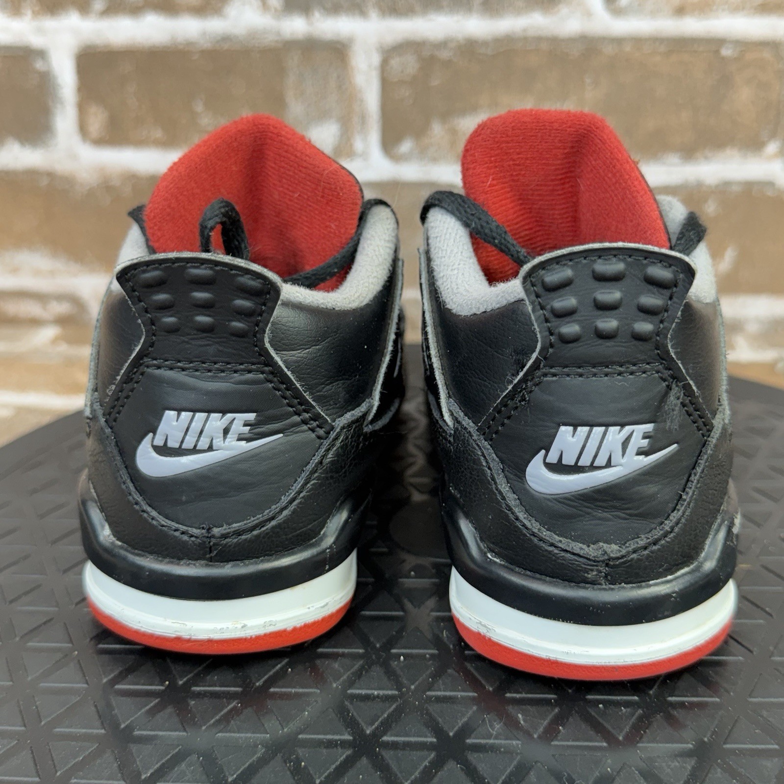 Nike Air Jordan 4 Retro Bred Reimagined Sneakers BQ7669-006 Kids Toddler Size 10