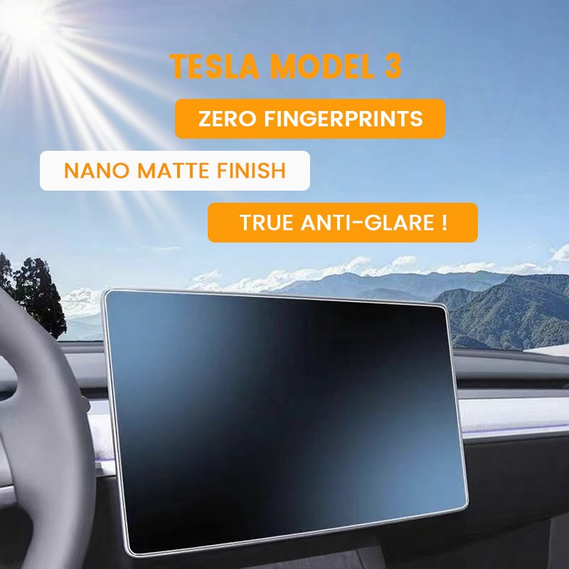 Tempered Glass Screen Protector for Tesla Model 3 2017-2024 / Model Y 2020-2024