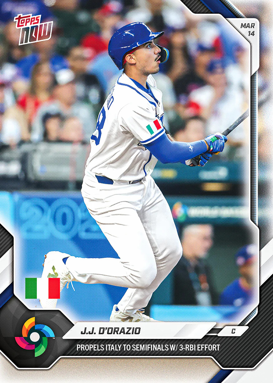 4-Card Bundle 2026 WBC World Baseball Classic MLB Topps NOW Cards 31-34 Presale