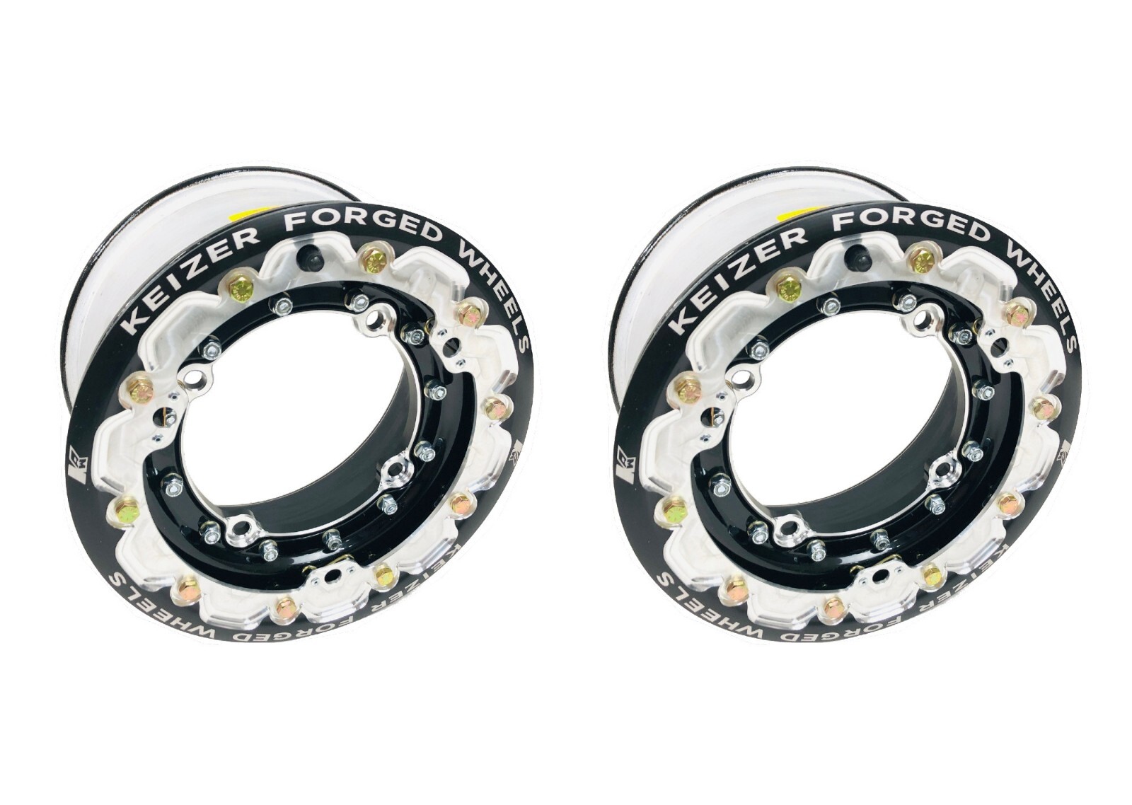Keizer Racing Forged Beadlock Wheels 9" Rear 10" Front Yamaha YFZ450 Raptor 700