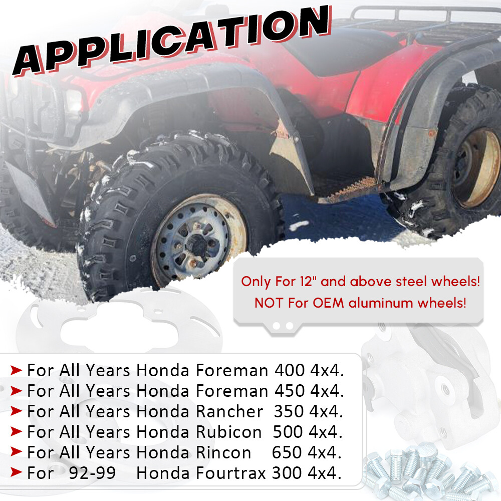 Front Disc Brake Conversion Kit For 1998-04 Honda Foreman 450 TRX450 FE/FM/ES/S