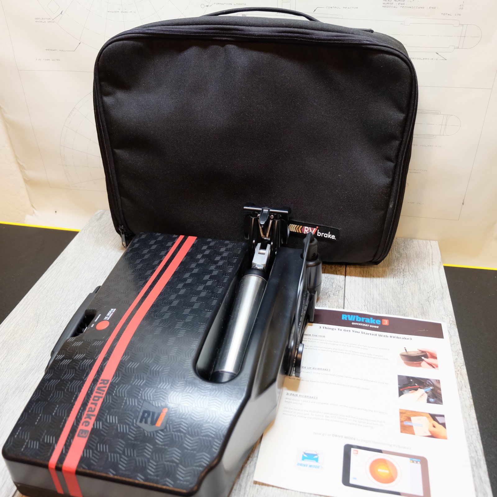 Rvi Brake3 System Brake 3 RVibrake3 Portable Flat Towing UNIT ONLY – PLEASE READ