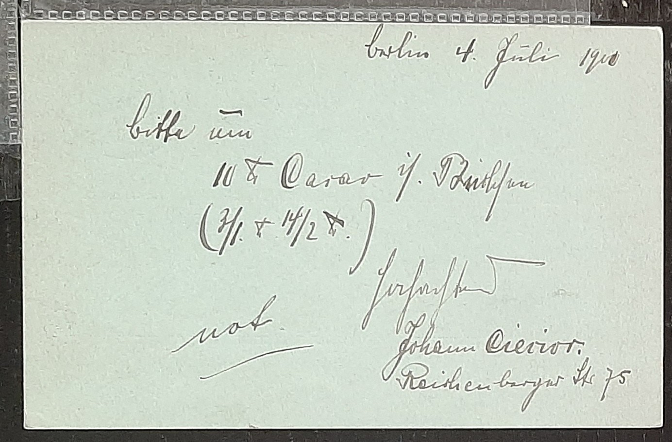 y(GER-860) GERMANY 1900 REICHPOST 2pf postal postcard used (3) different cards