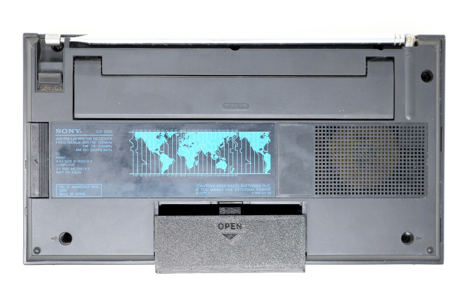 Sony ICF-2010 / ICF-2001D Battery Cover / Door / Lid / Hatch. 3D Printed