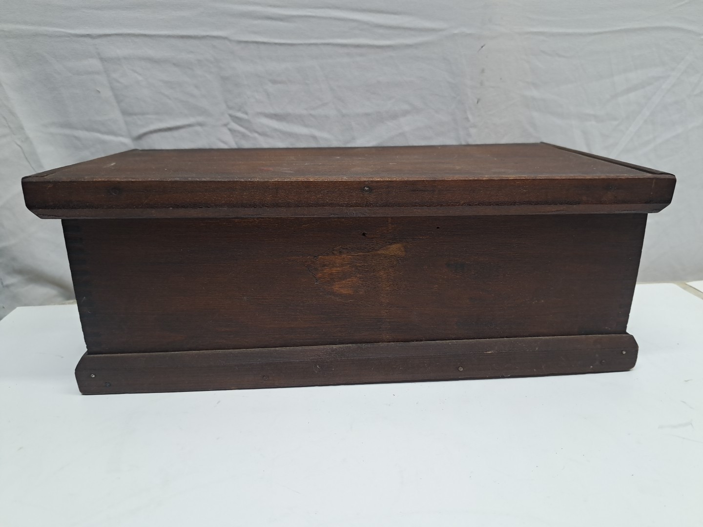 Antique Elite Tool Chests For Boys Wooden Tool Box #510 Paper Label 1900's USA