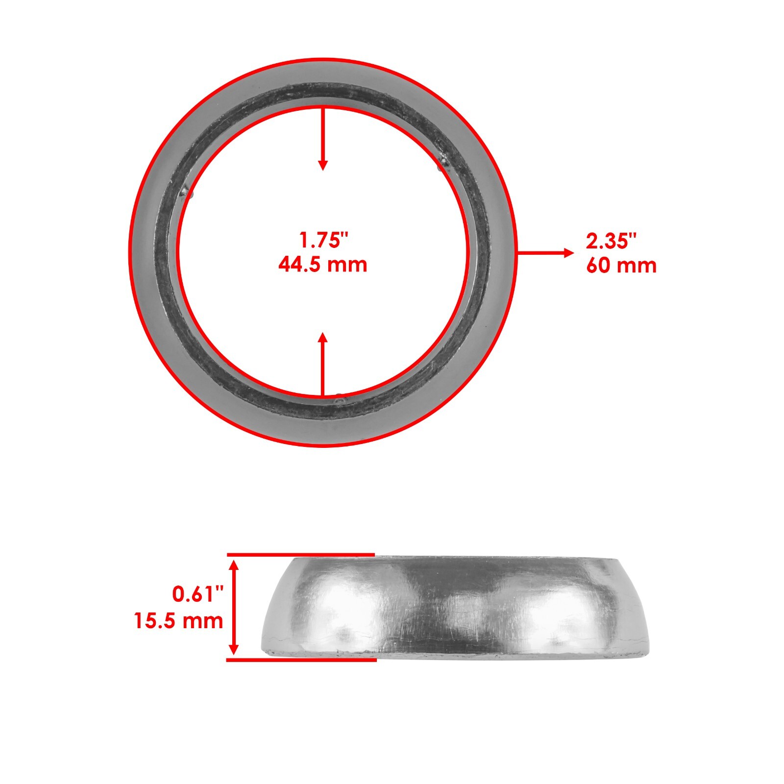 Exhaust Muffler Silencers Pipe Gasket Kit for Can-Am Commander 800R 2012 - 2013