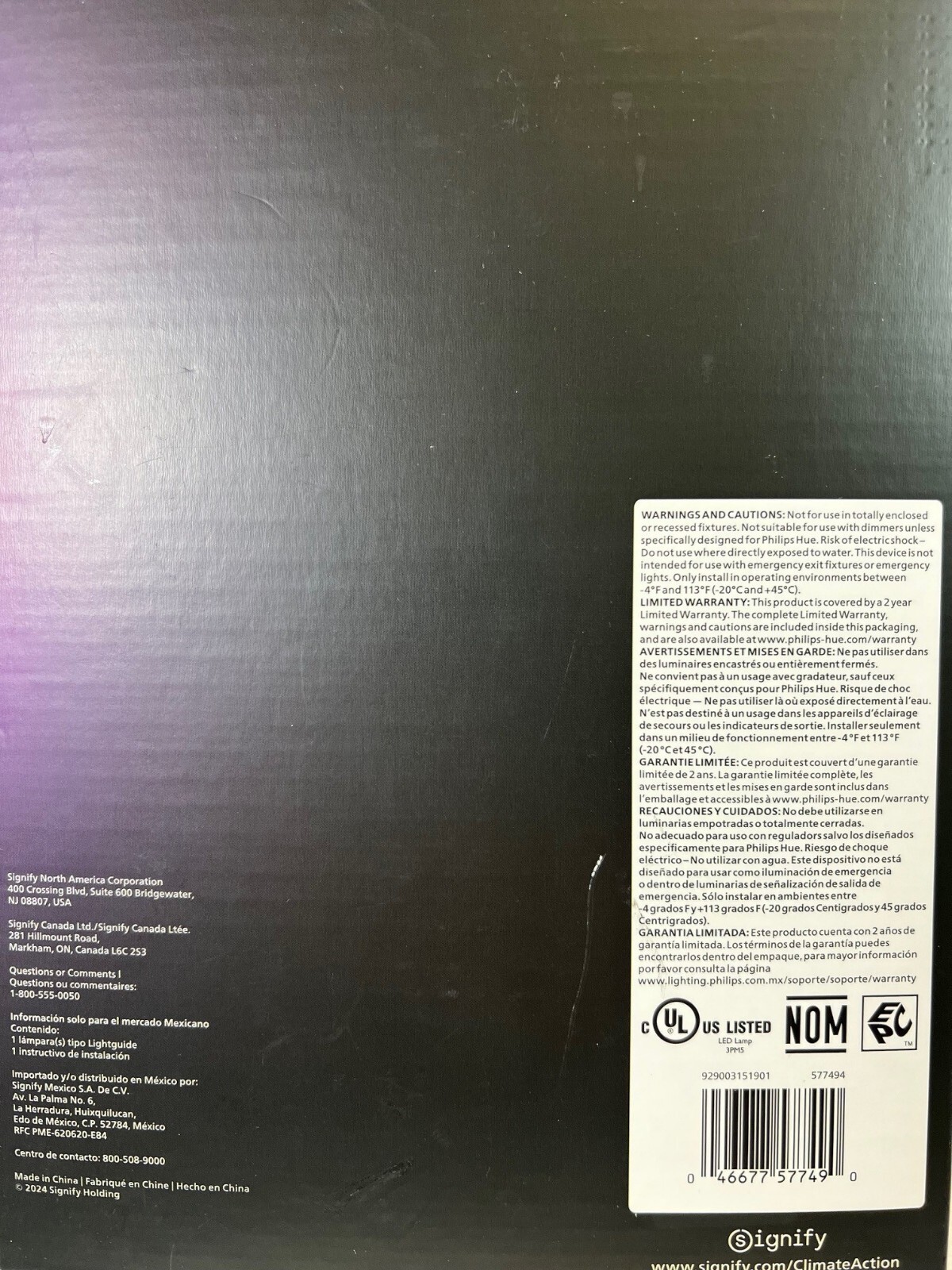 Philips Hue Triangle (TR125)- E26 smart bulb -FREE S/H