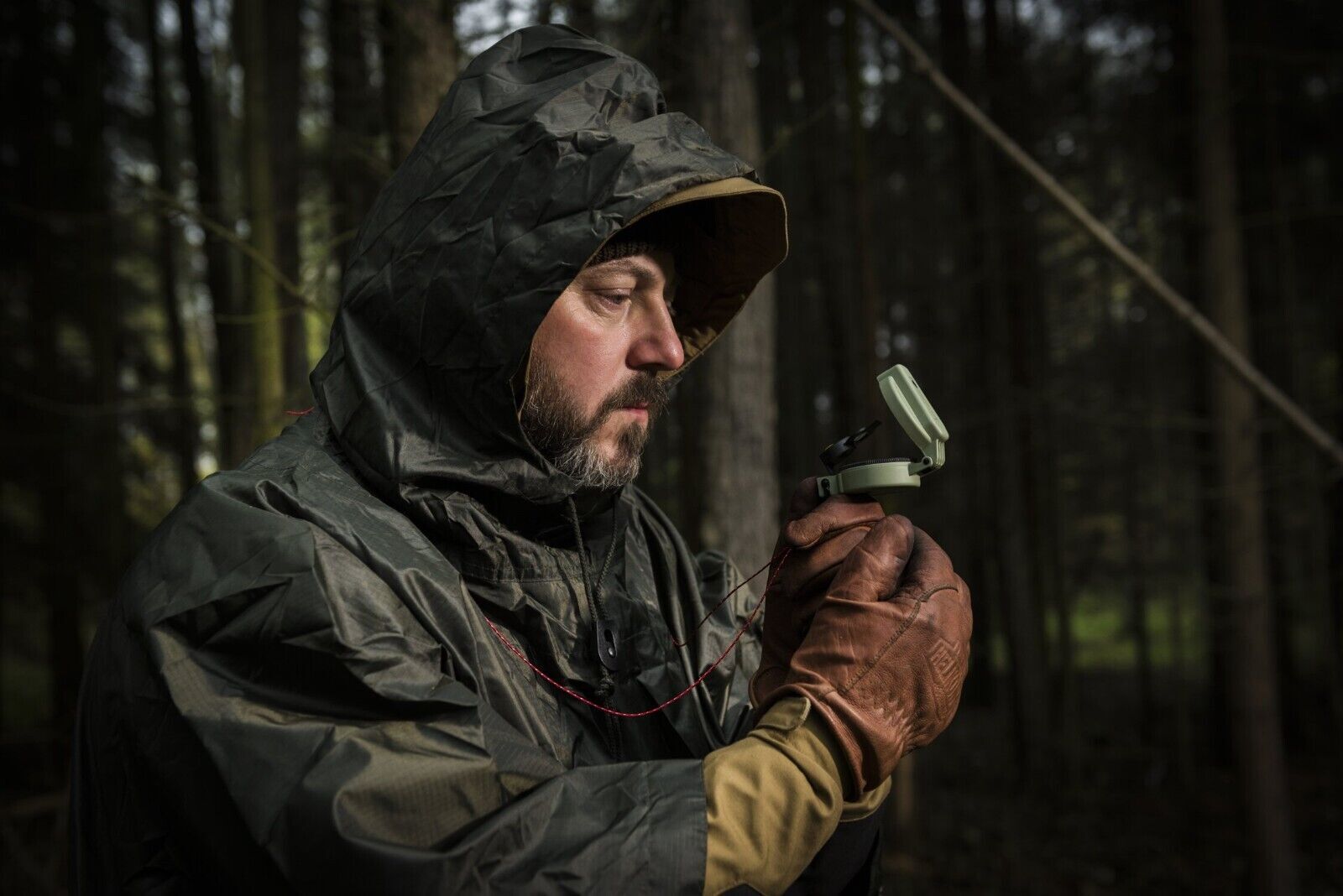HELIKON-TEX PONCHO U.S. Army WATERPROOF Rain Survival Tarp PENCOTT WILDWOOD