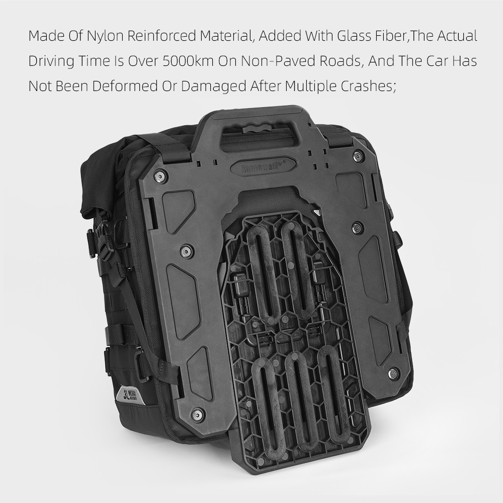 Rhinowalk Motorcycle Side Bag Waterproof 35L Quick Release Saddlebag Pannier 1Pc