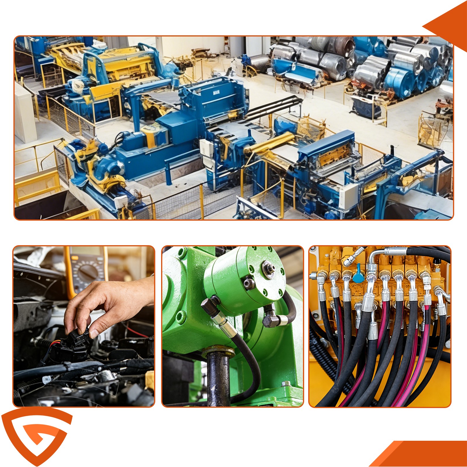 High Pressure Manual Hydraulic Hose Crimper Hose Pipe Crimping W/ 8 sets Molds