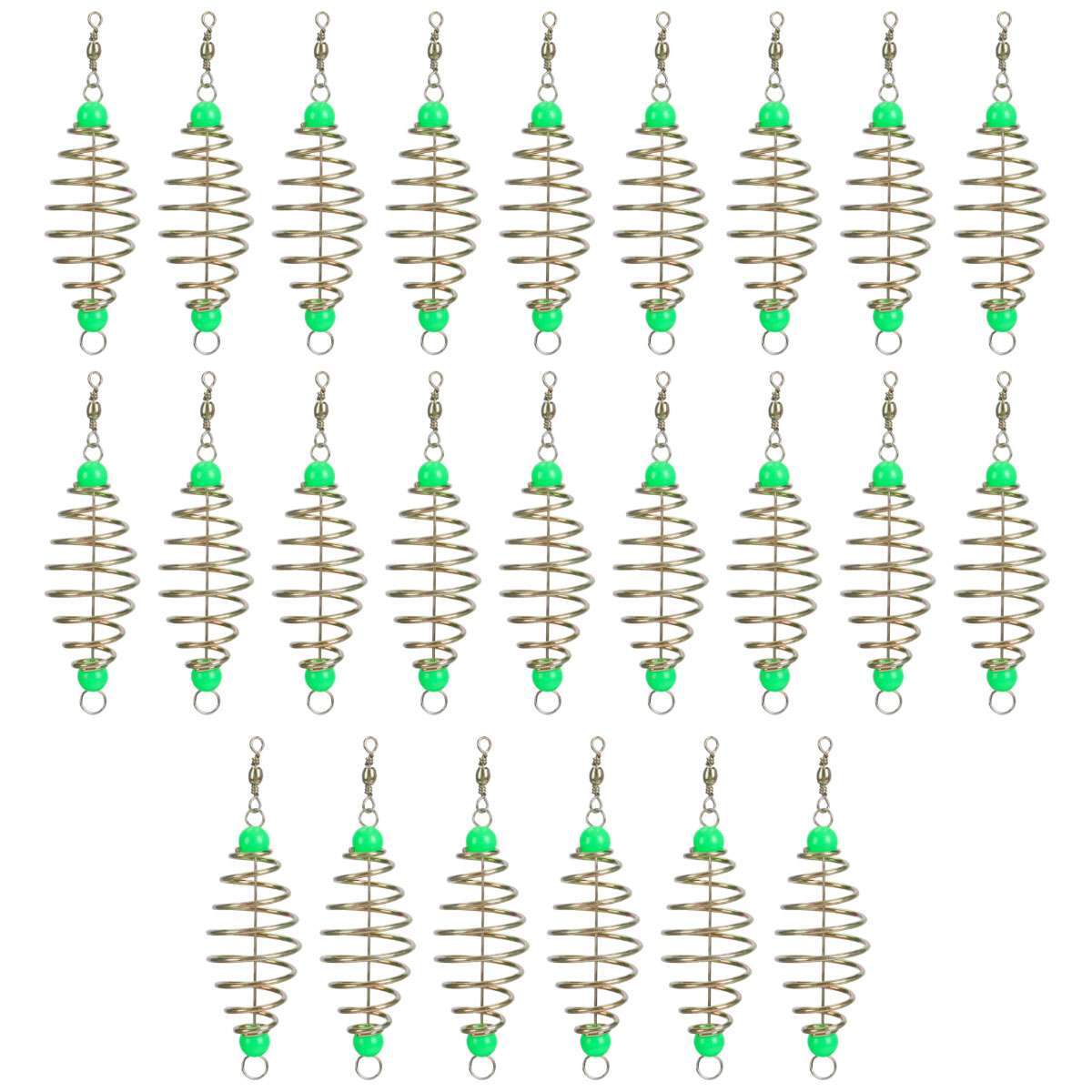 Spring Carp Feeder Spring Fishing Feeder Bait Carp Fishing Baits Hook Kits 24Pcs