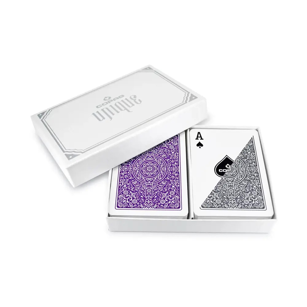 COPAG UNIQUE - Purple / Gray - Regular Index - Poker