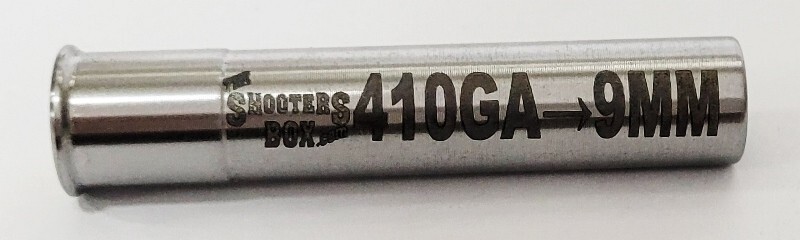 410GA to 9MM Luger Caliber Adapter - Reducer - Stainless Set of 5 -Free Shipping