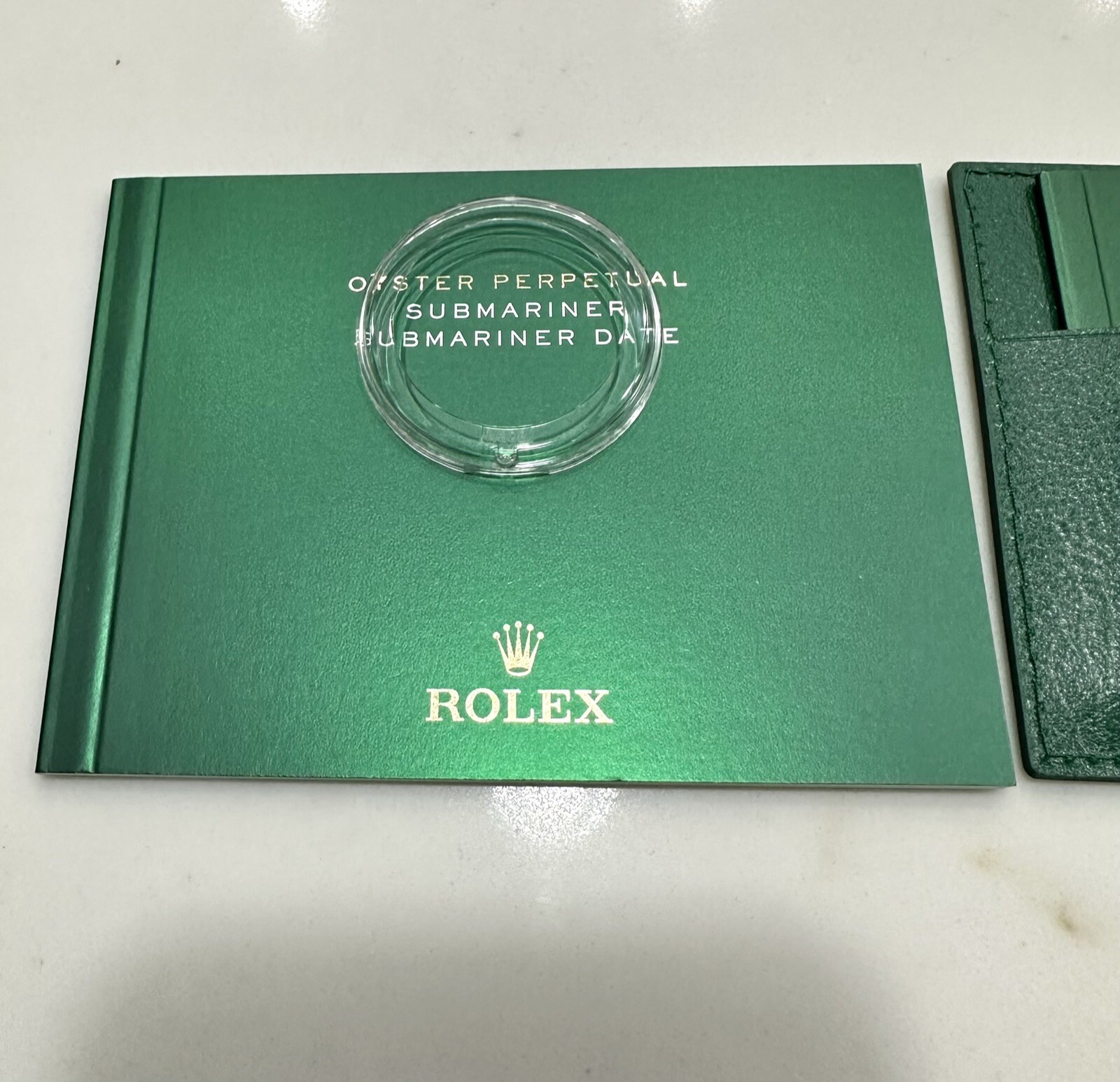 Authentic Rolex Submariner 41 Booklet Manual Bezel Protector SET 124060 126610