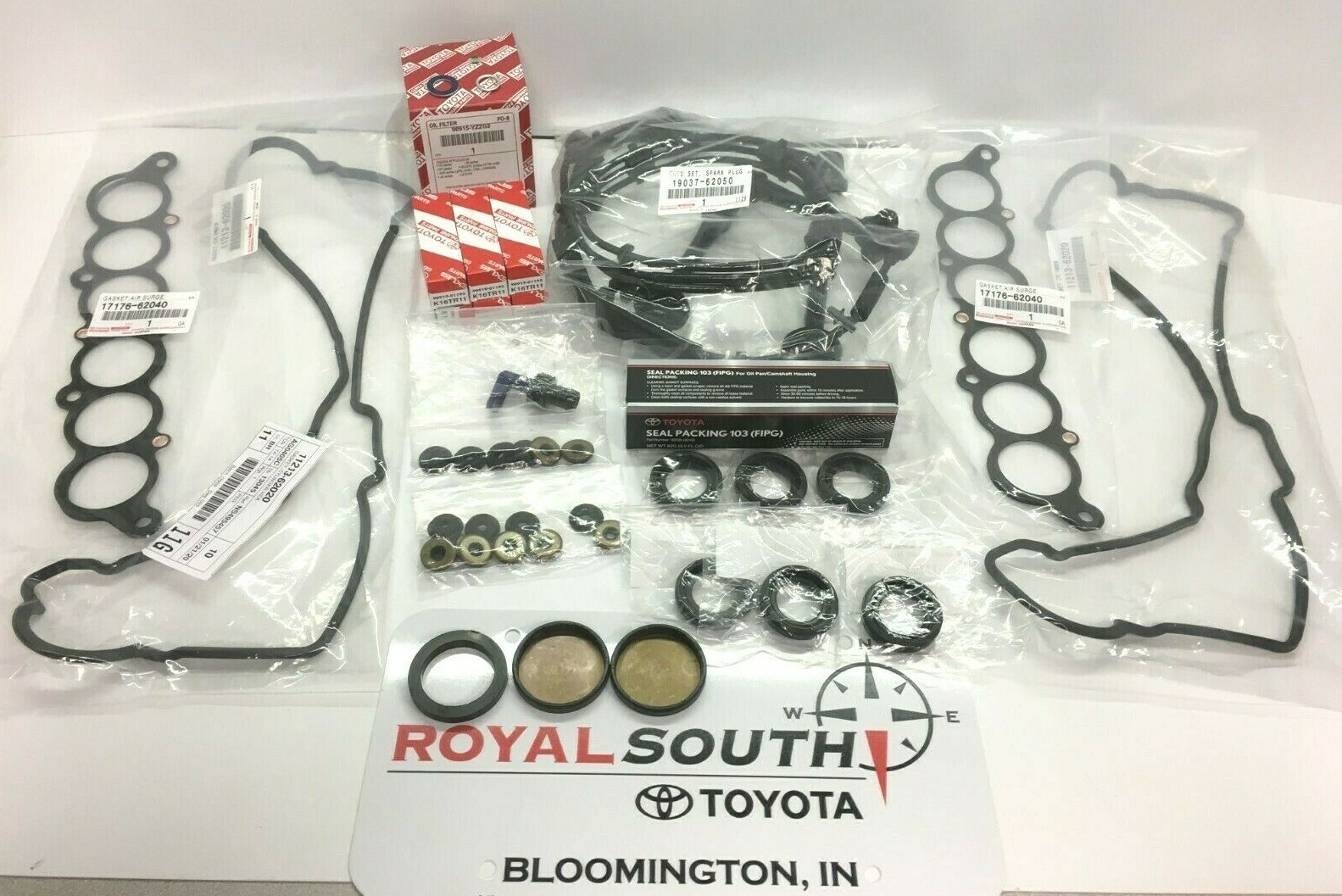 Toyota 2002 3.4L V6 5VZFE Tune Up Valve Cover Re-Seal Kit Genuine OEM OE