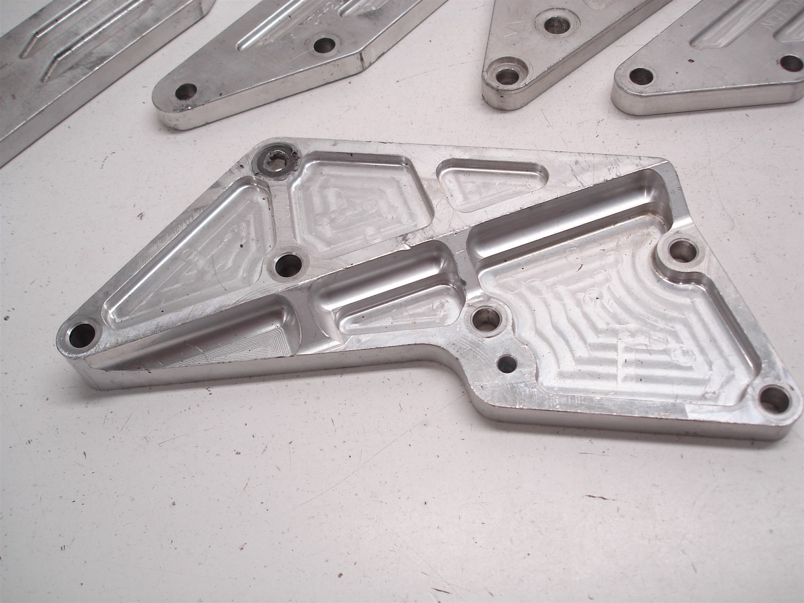 15 NASCAR ROUSH RACING BILLET ALUMINUM BRACKETS / HURST SHIFTER MOUNTS ETC