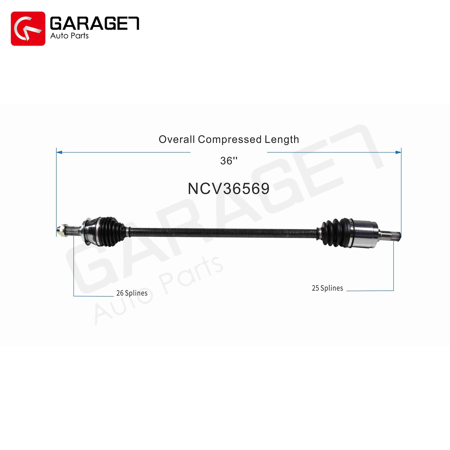 For 2006-2011 Honda Civic 1.8L Automatic Trans Pair Front CV Axle Shaft Assembly