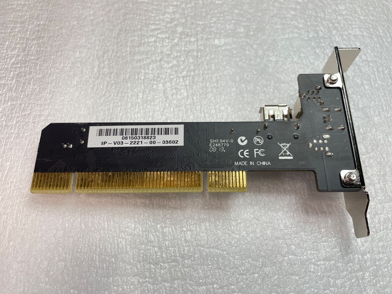 Startech 3 Port PCI 1394A Firewire 400 Adapter Low Profile Card NEW