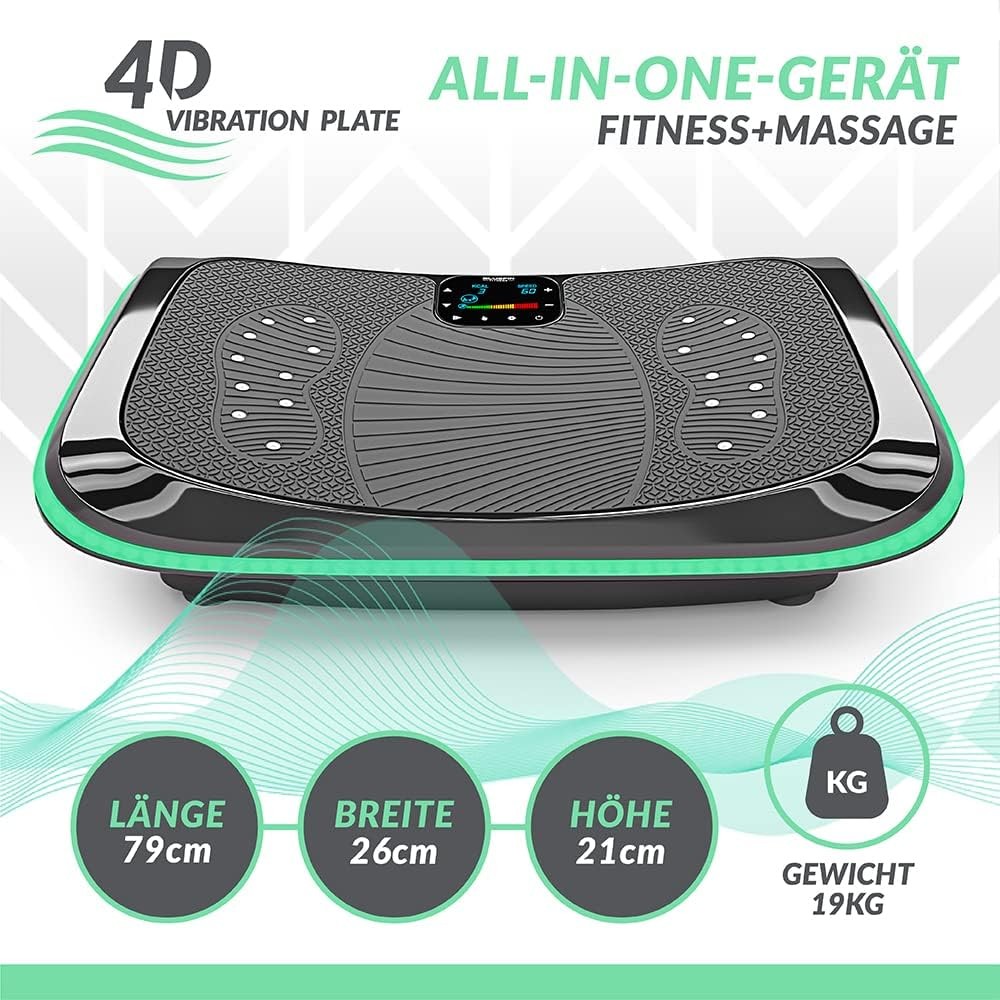 Bluefin Fitness 4D Triple Motor Vibration Plate