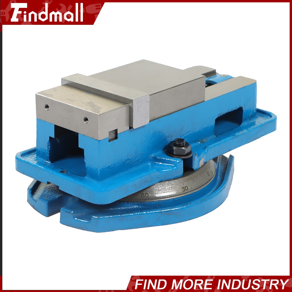 Findmall 3" Milling Machine Vise Lockdown Vise Bench Vice 360 Degree Swivel Base