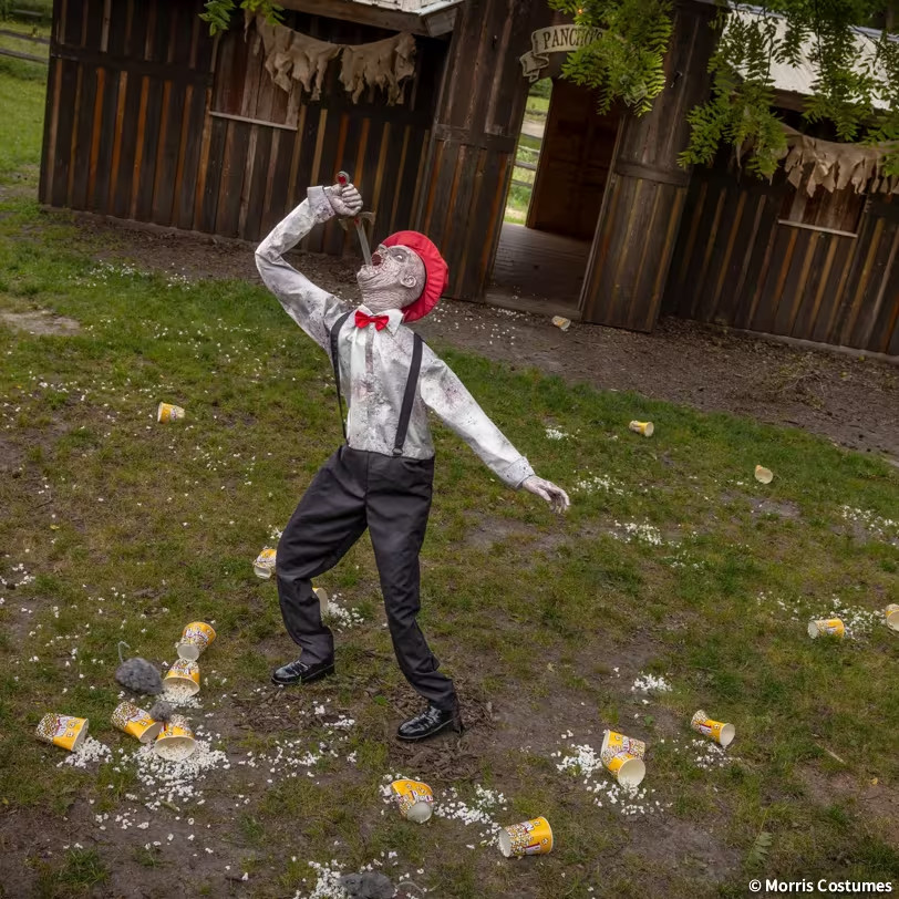 Life Size 72" Animated Sword Swallower Freak Show Halloween Animatronic Prop