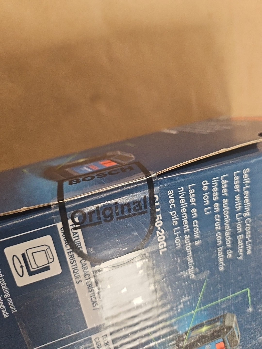 Bosch GLL50-20GL Self-Leveling Cross-Line Laser w/ Li-ion Battery 🔥NEW🔥 SEALED