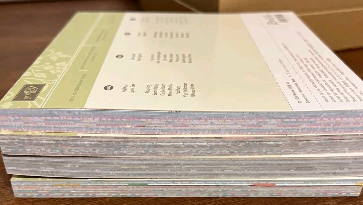 Stampin Up NEW retired 6x6 Designer series paper variations DSP, select one 8-48