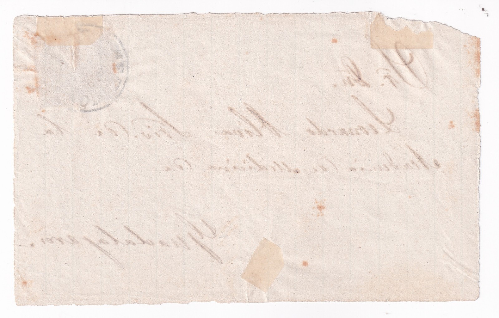 udq07 Mexico 1866 Maximilian Mexico 80-1866 Front Mexico to Guadalajara