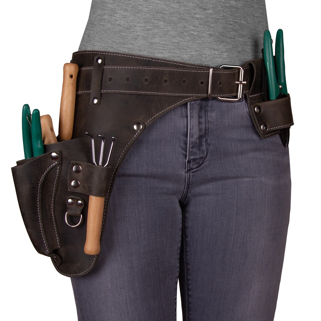Leather Tool Belt. Personalized florist Tool Belt Leather, Gardening Belt