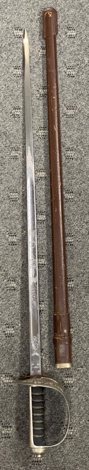 WILKINSON COLDSTREAM GUARDS SWORD & SCABBARD APPOINTMENT QUEEN ELIZABETH II