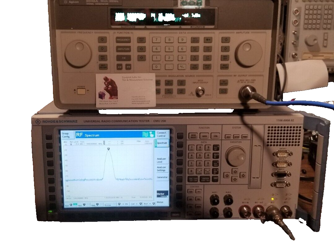 Universal Radio Communication Tester R&S CMU200 TESTED! Bluetooth 2.6 GHz BW SPA