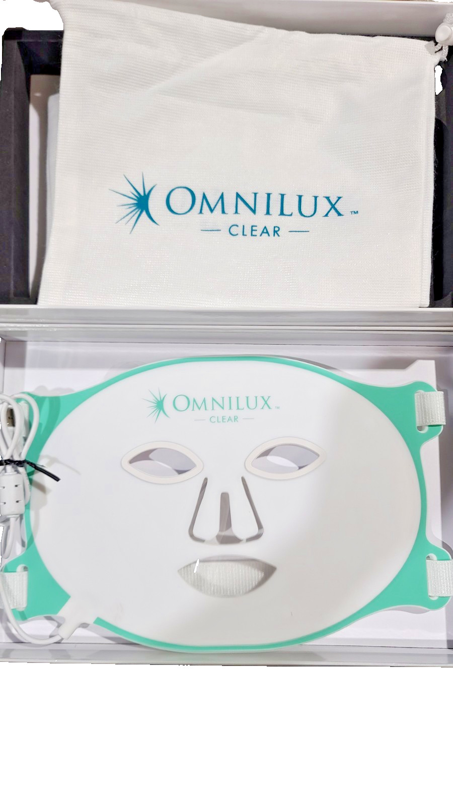 Omnilux Clear LED Light Therapy For Acne Face Mask/ Read description!- MASK ONLY
