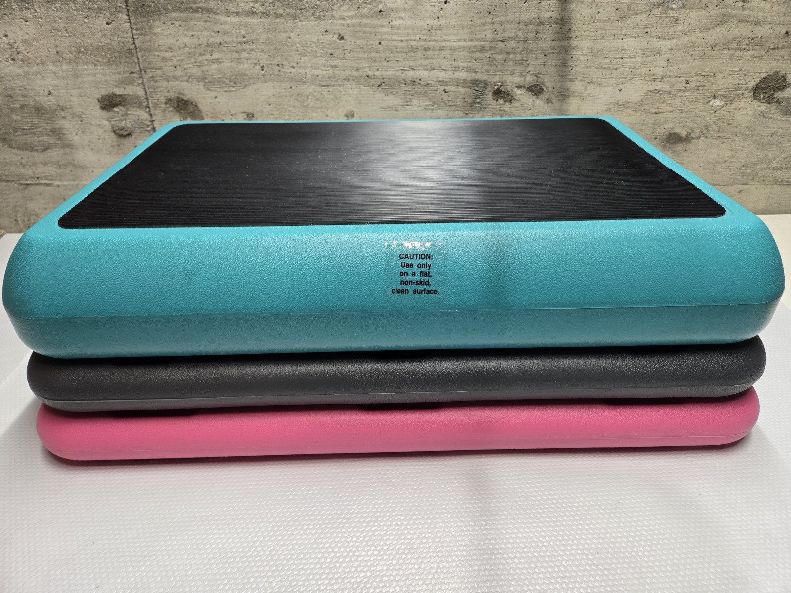 Fitness Quest Jane Fonda Step Aerobic Exercise - 3 Tier Risers 1990s