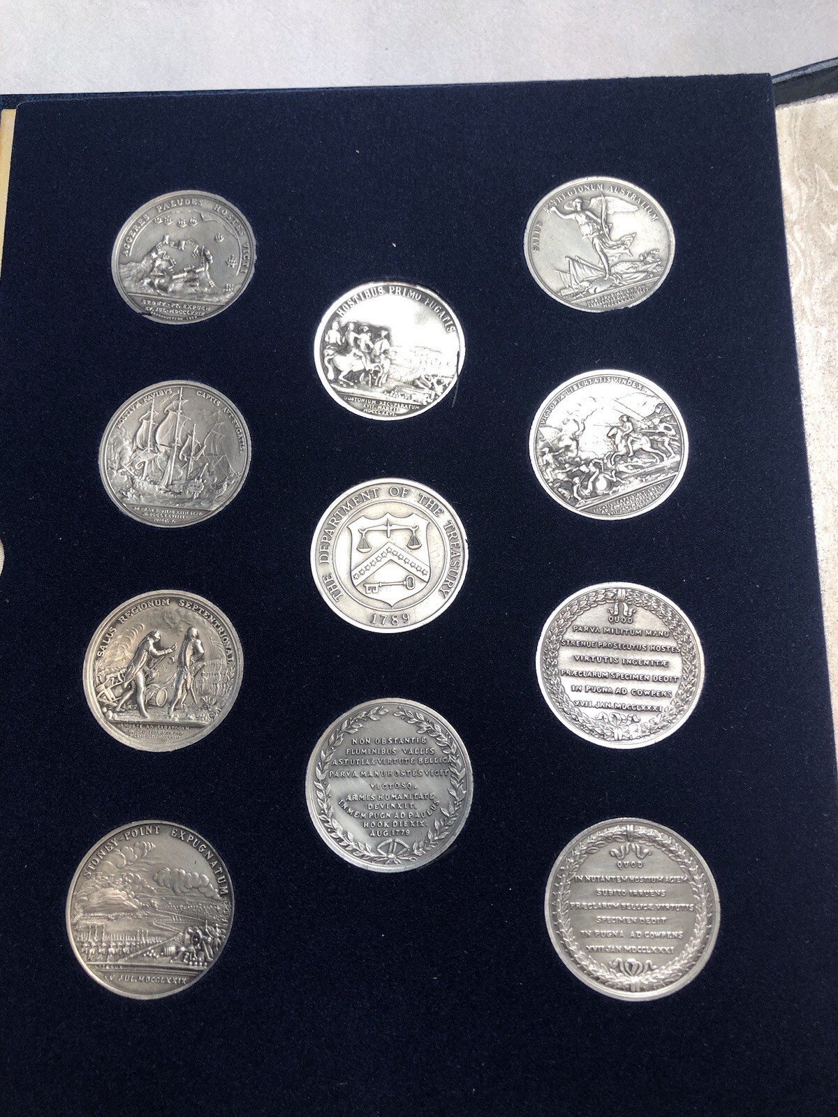 Set of 11: 1973 United States Mint America's First Medals w/OGP