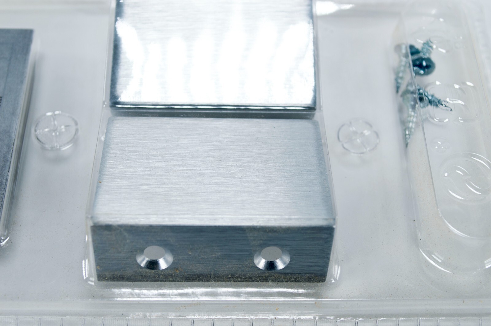 x2 Packs IKEA 50 mm 2" Blankett Aluminum Cabinet Drawer Pull 902.222.33 22439