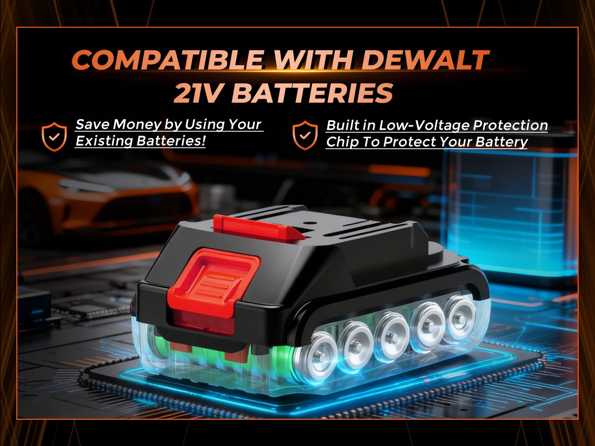 160PSI Cordless Tire Inflator Air Compressor Rechargeable Battery Car Air Pump