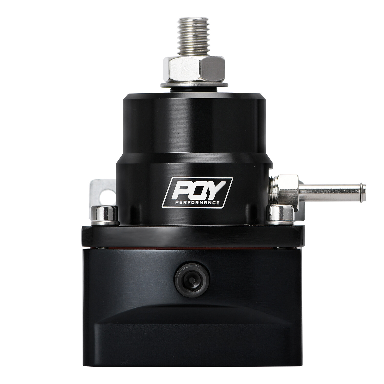 Black Adjustable Efi Fuel Pressure Regulator Bypass Gauge AN6 Feed & AN6 Return