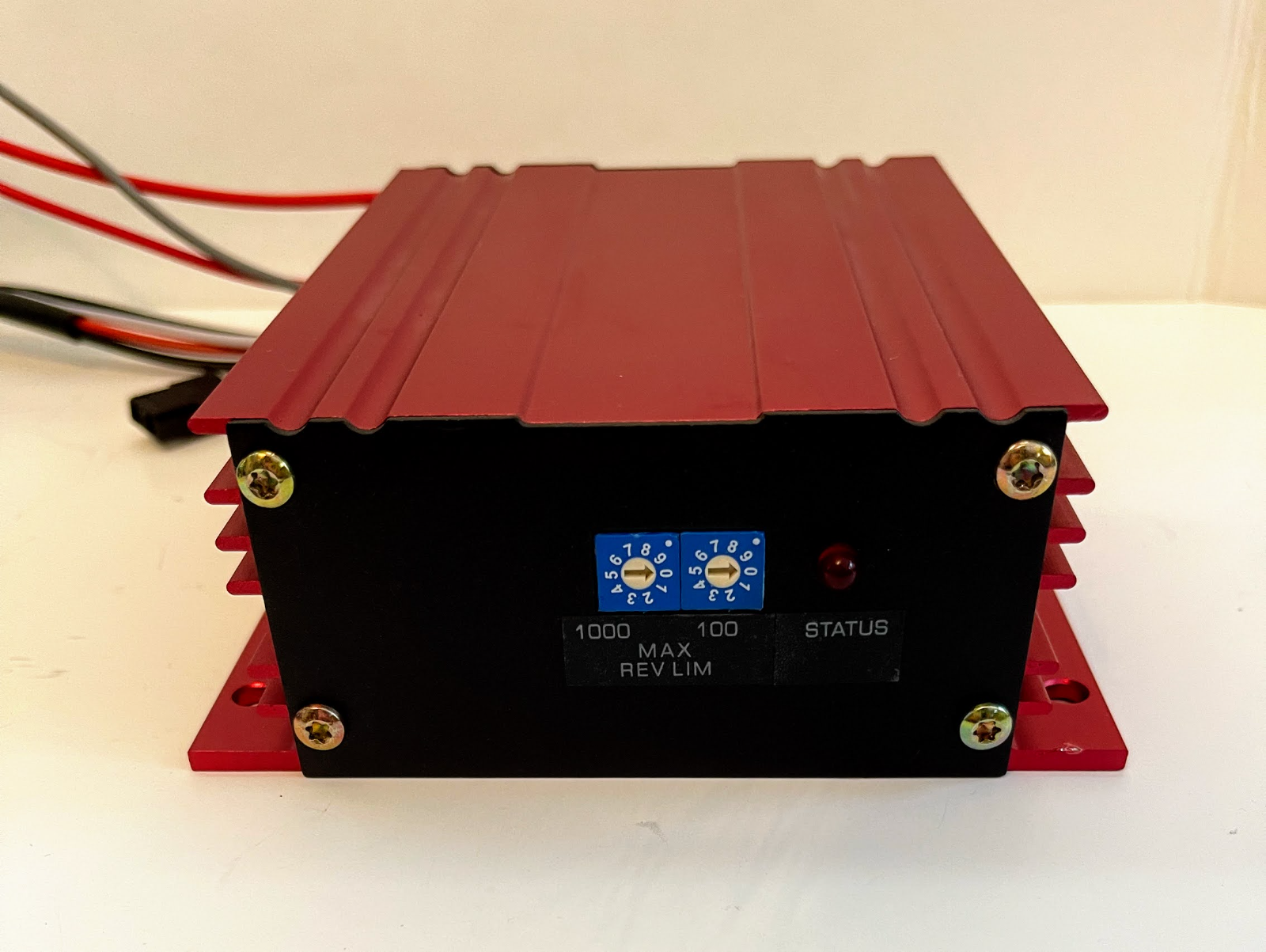 6AL DIGITAL IGNITION CONTROL BOX with REV LIMITER *MINI IGNITION CDI* TSP RED