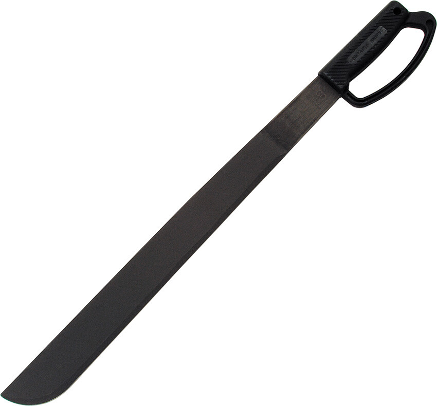 Ontario 27.75" Heavy Duty Fixed 1095 Carbon Steel Black Handle Machete 8518