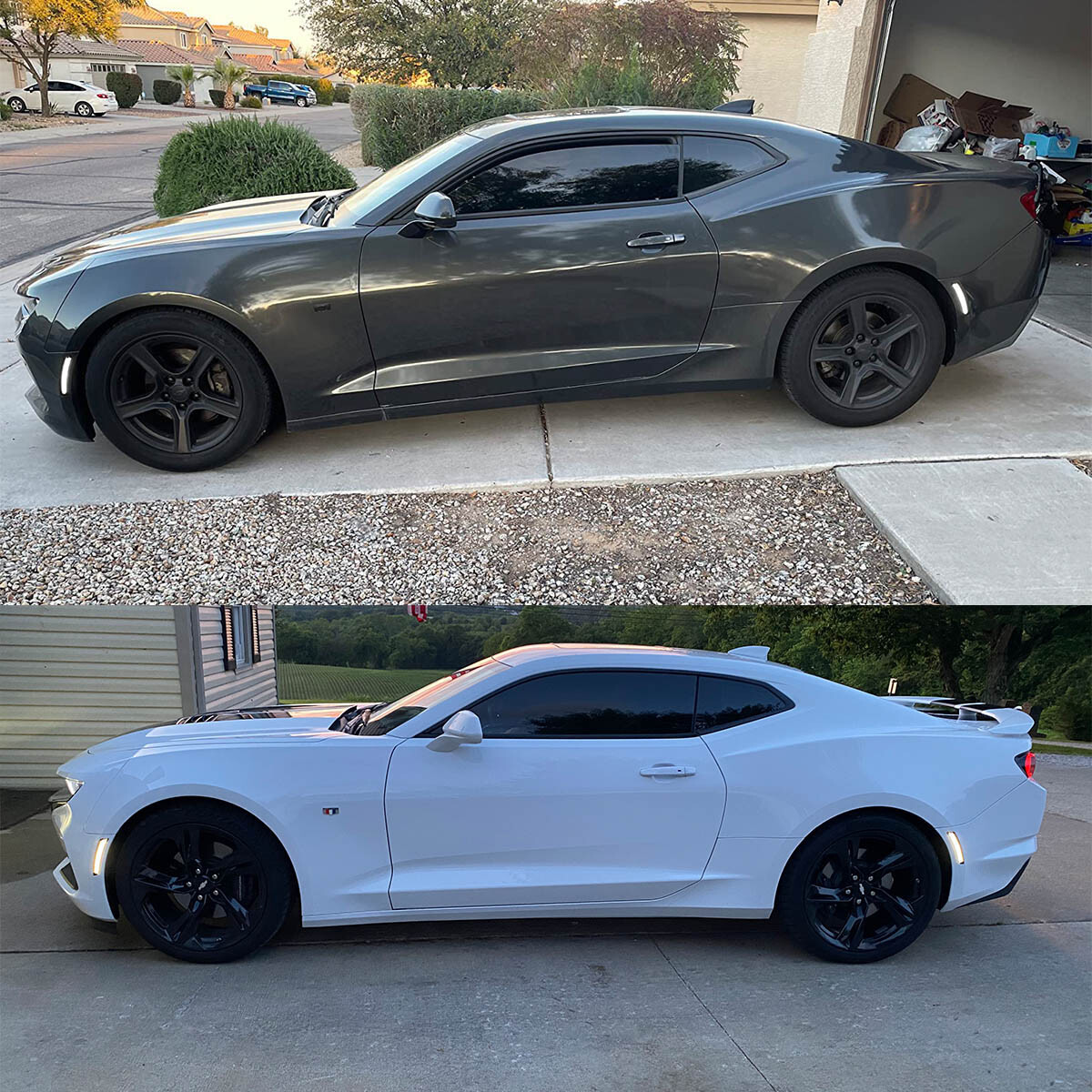 4X LED Side Marker Lights Front Rear Set for Chevy Camaro LS LT SS ZL1 2016-2022